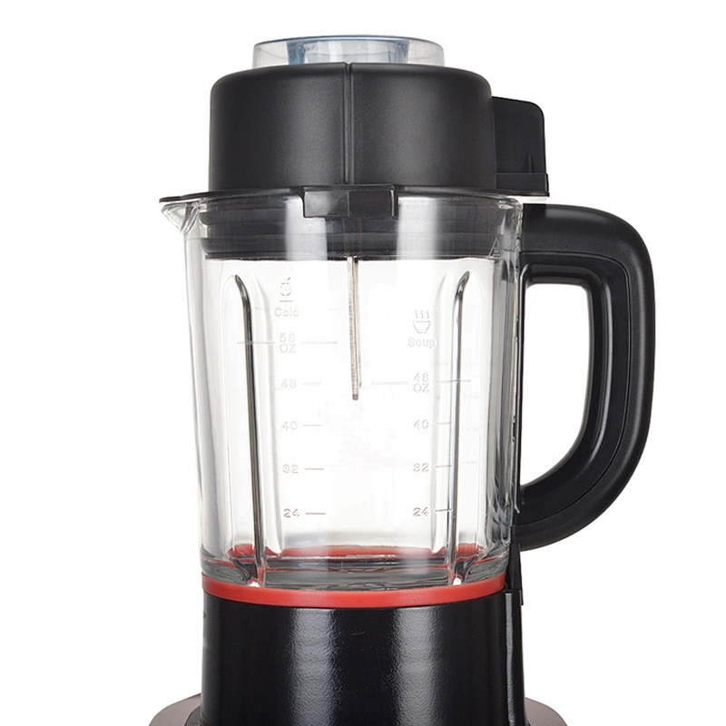 2018 new design automatic digital stainless steel blade commercial blender with high quality transparent glass container