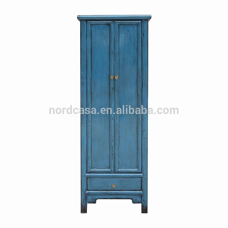 Chinese recycled wood asian furniture colorful wholesale antique wood furniture Wardrobe