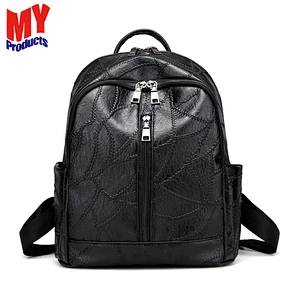 Factory Wholesale Personalized Women PU Leather Tote Bag Ladies Backpack