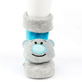 Autumn Winter wholesale kids manufacturers Newborn non slip floor lovely cartoon cat bear coral velvet Baby shoe Socks