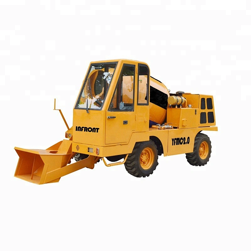factory price diesel motomixer with front self-loading