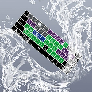Stock Lot Waterproof Avid Pro Tools Functional silicone keyboard skin for macbook pro touch cover a1706 a1707 keyboard laptop