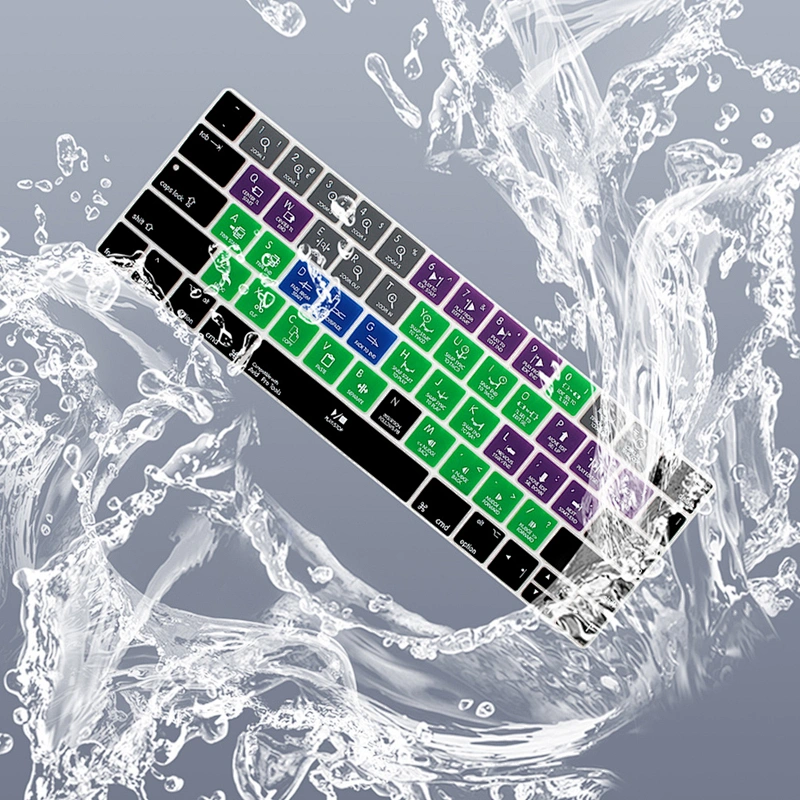Stock Lot Waterproof Avid Pro Tools Functional silicone keyboard skin for macbook pro touch cover a1706 a1707 keyboard laptop