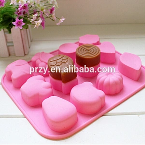 PRZY PR323 12 cavity DIY silicone animal soap tray