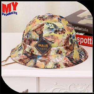 2017 wholesale floral new fishing cap for young girl and cap for women