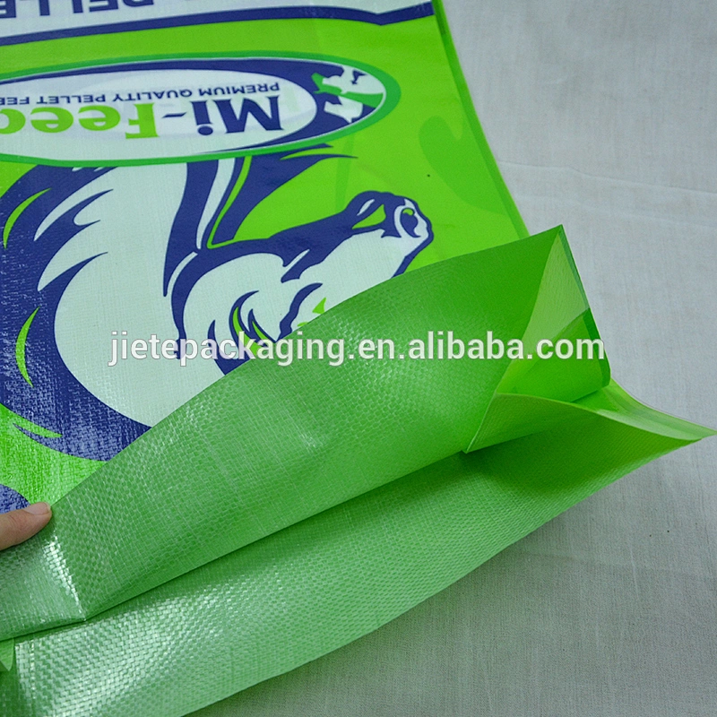 100% Virgin plastic bopp laminated pp woven feed bag for livestock,poultry,cow,horse,sheep