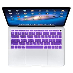 Korean custom silicone keyboard cover for MacBook Newest Air 13 Inch 2018 Release A1932 with Retina Display English Version