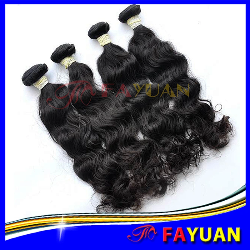 No mixed no synthetic pure virgin Peruvian human hair weft extenstions tangle & shedding free