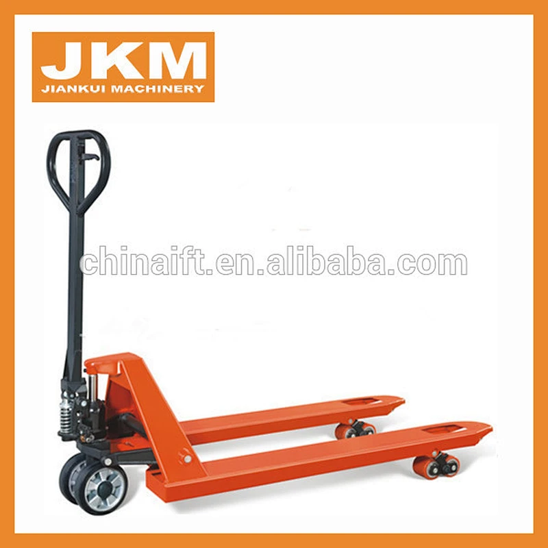 1.5/1.8/2/2.5/3m long fork hand pallet truck price 2/3ton for sale