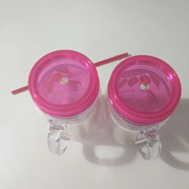 24 OZ Mason Jar Custom Tumbler with Straw and Lid