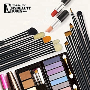JZG Best Price Makeup Brush Set 10pcs Custom Logo Newest 2018 Private Label Make up Brush Set
