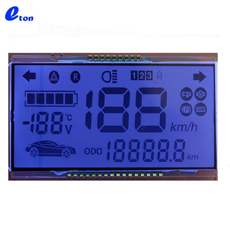 Electric vehicle speed meter LCD display