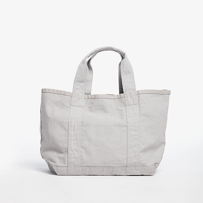 Simple cotton canvas totes grocery bags custom beach girls shoulder bag