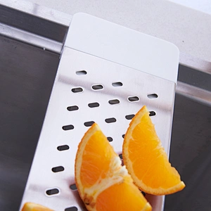 Hot selling stainless steel plastic dish rack strainer for kitchen sink