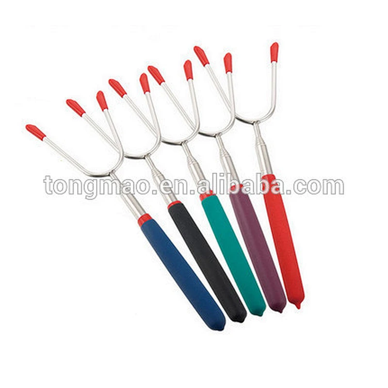 Not coated Stainless steel long handle marshmallow sticks
