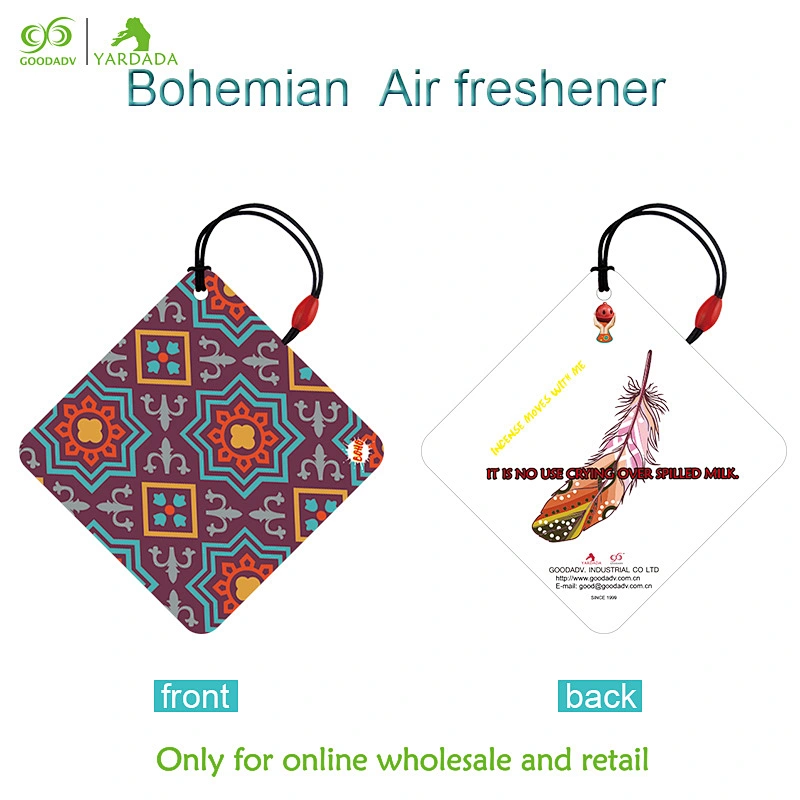Fashion retro style design of automotive fragrance paper, vacuum packaging lasting fragrance, attractive car accessories.