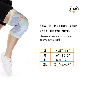 Nylon Knitting Elastic Cotton Knee Brace Knee Support