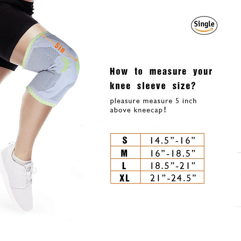 Nylon Knitting Elastic Cotton Knee Brace Knee Support