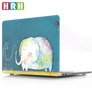 creative animal case element case cartoon Laptop Body Shell protective clear plastic case for Macbook 14 inch