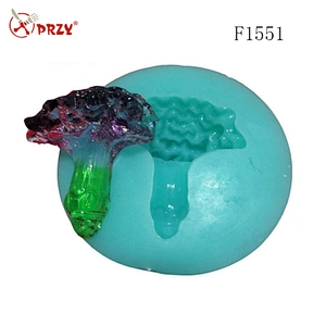 mushroom decorations shape newest fondant silicone mold cabbage fondant cake mold