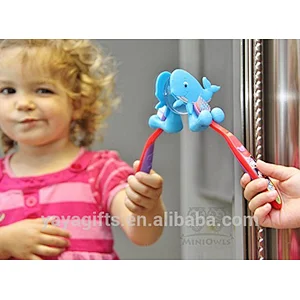 Toothbrush Holders & Hooks with Blue Whale Suction Cups.