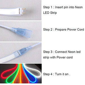 Flexible 12V 220V 110V RGB IP68 underwater Neon led light swimming pool rope light