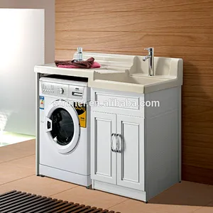 OEM Sanitary Ware Double Doors White Luxury Cabinet For Bathroom