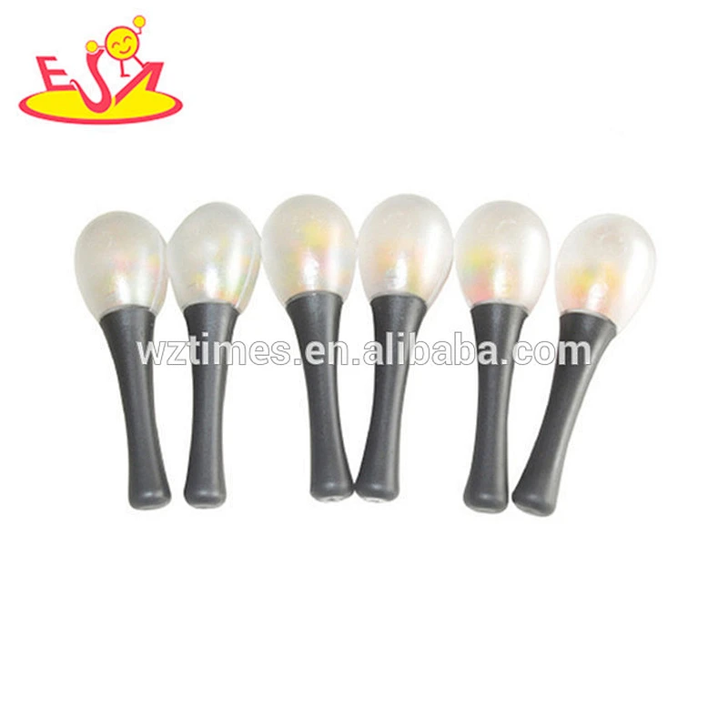 Wholesale cheap baby plastic mini maracas customize kids plastic mini maracas for sale W07I072