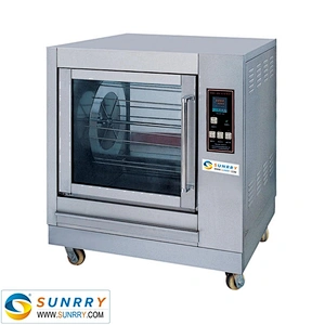Industrial stainless electric 30pcs rotary roast chicken grill oven equipment machine