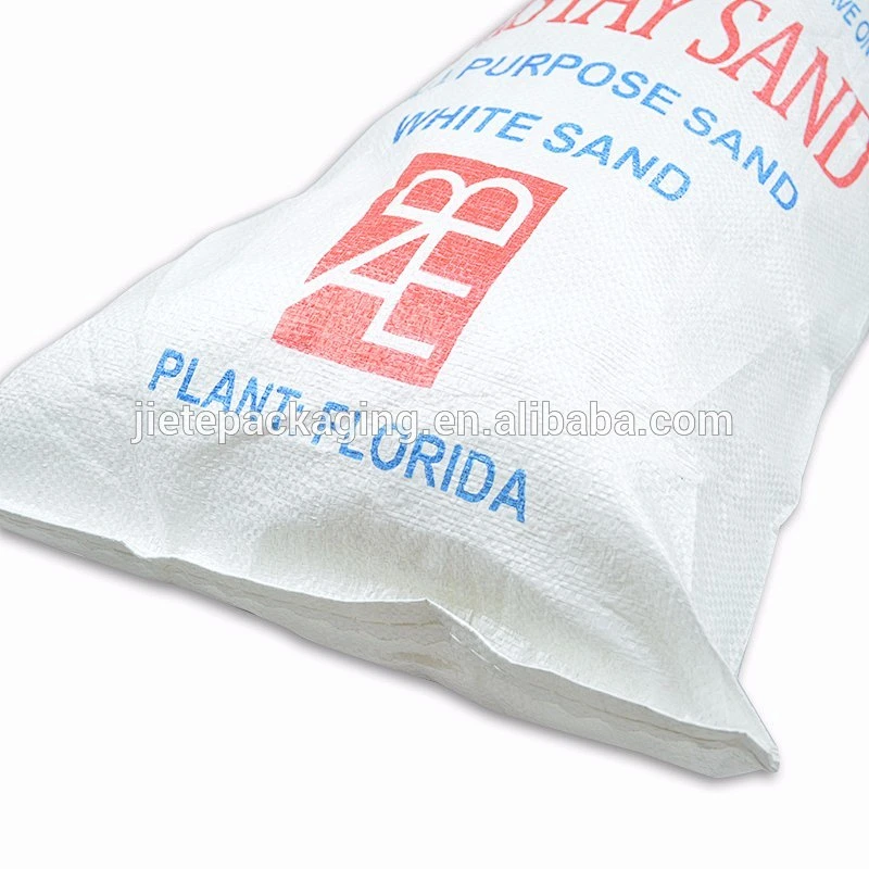 Durable plain polypropylene PP woven fabric sandbag 25kg manufacturers in China