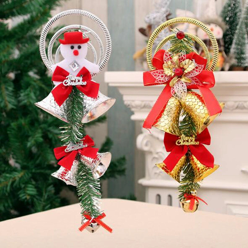 China Supplies Free Sample Christmas Gift Christmas Bell Wind Chime Pendant Christmas Tree Decoration Craft Pendant