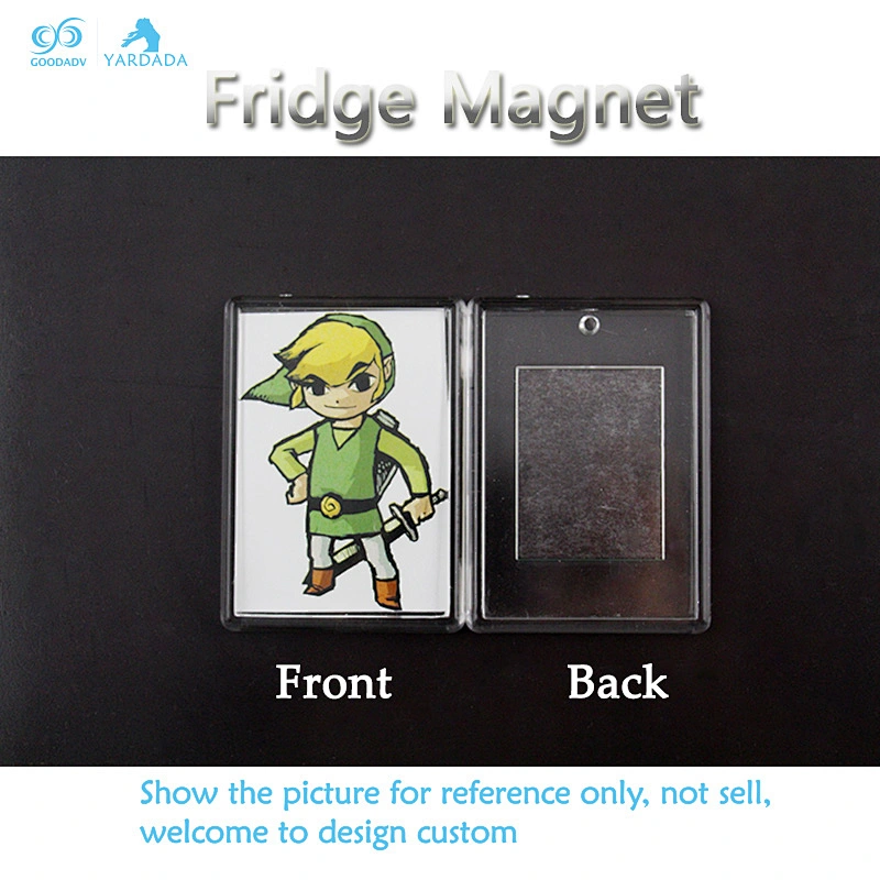 High quality custom made plastic magnetic fridge , replaceable fridge magnet, advertising promotional gift welcome to customize.
