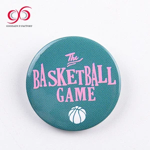 OEM manufacturer button badge material 58mm blazer blank clothing badges