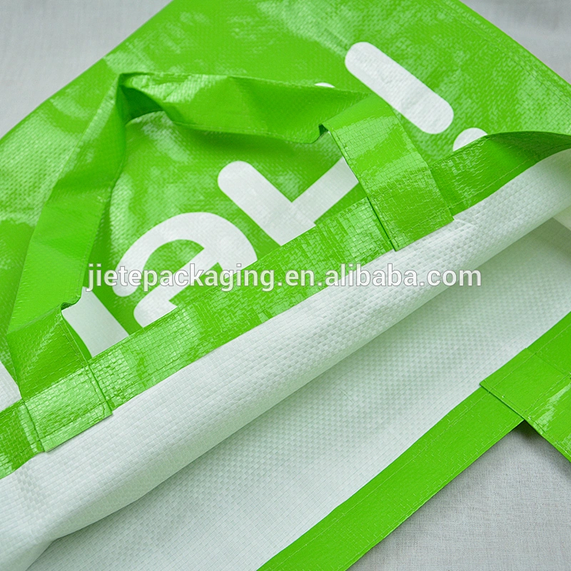 *PP woven vegetables and fruits shopping bag, sack with lamination, made in China