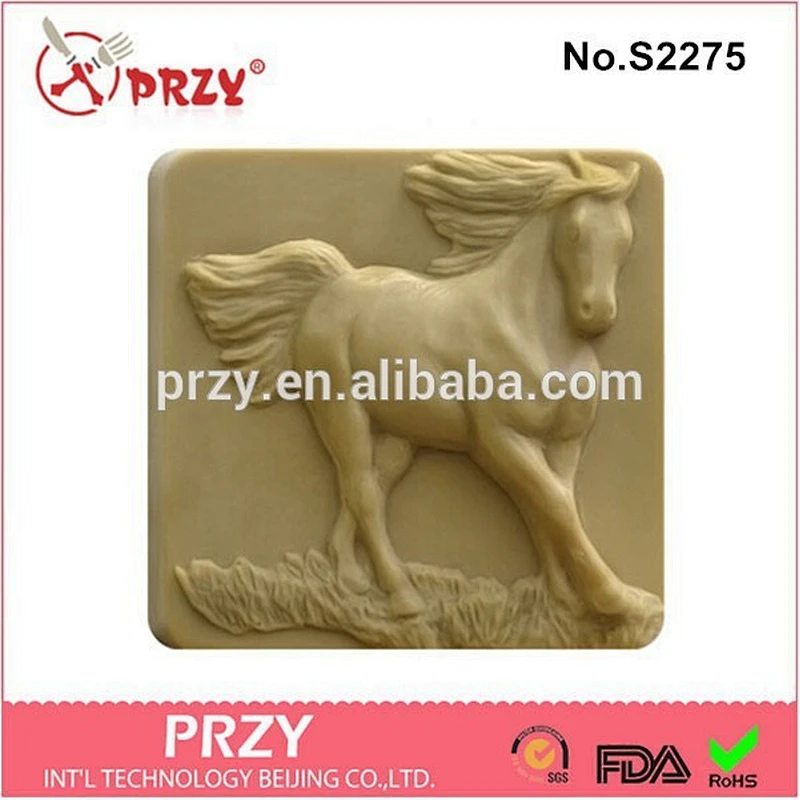 Running Horse silicone soap molds for soap making
