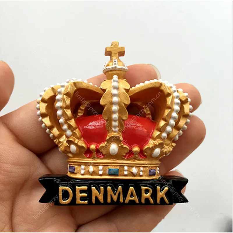 European Denmark crown Fondant cake decoration molds handmade Silica gel aroma stone mold