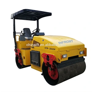 Two-wheeled Roller Compactor 3 Ton New Road Roller Price Sitting Roller