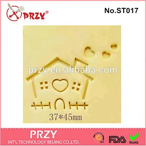 ST017 PRZY handmade garden design soap stamp