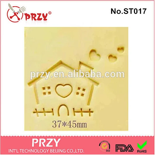 ST017 PRZY handmade garden design soap stamp