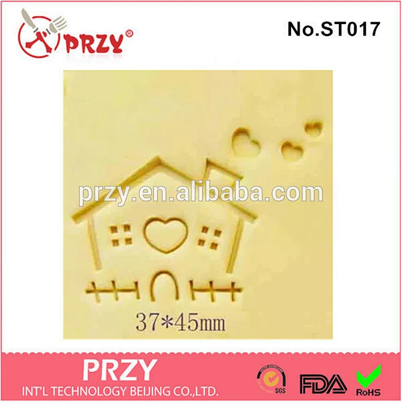 ST017 PRZY handmade garden design soap stamp