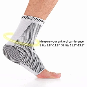 Compression Ankle Brace Sports Ankle Sleeve Foot Sleeve Foot Socks Breathable Support Protector Pair Injury Recovery