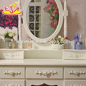 2018 New design wooden vanity table solid wooden youth vanity table best design wooden vanity table W08H057