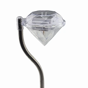 4PCS Solar Lamp for Garden LED Lawn Light Outdoor Lighting Diamond Path Light