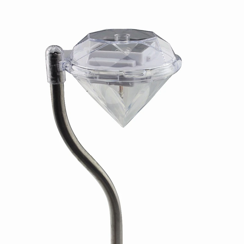 4PCS Solar Lamp for Garden LED Lawn Light Outdoor Lighting Diamond Path Light