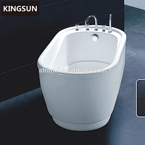 New Small Mini Freestanding Soaking 1200mm Bathroom Fitting Corner Bath Tub