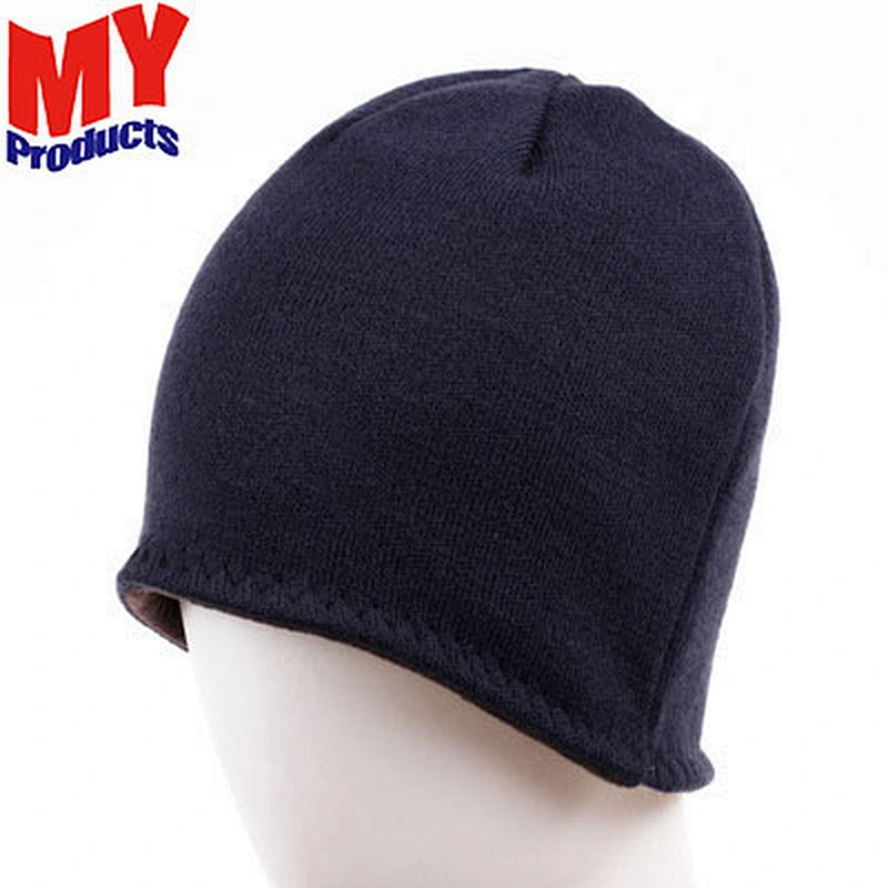 Men Women Woolly Knit Beanie Hat Winter Plain Knit Ski Outdoor Skull Sport Beanie Hat