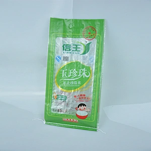 woven pp bag grain, rice bag 50kg 25kg 10kg