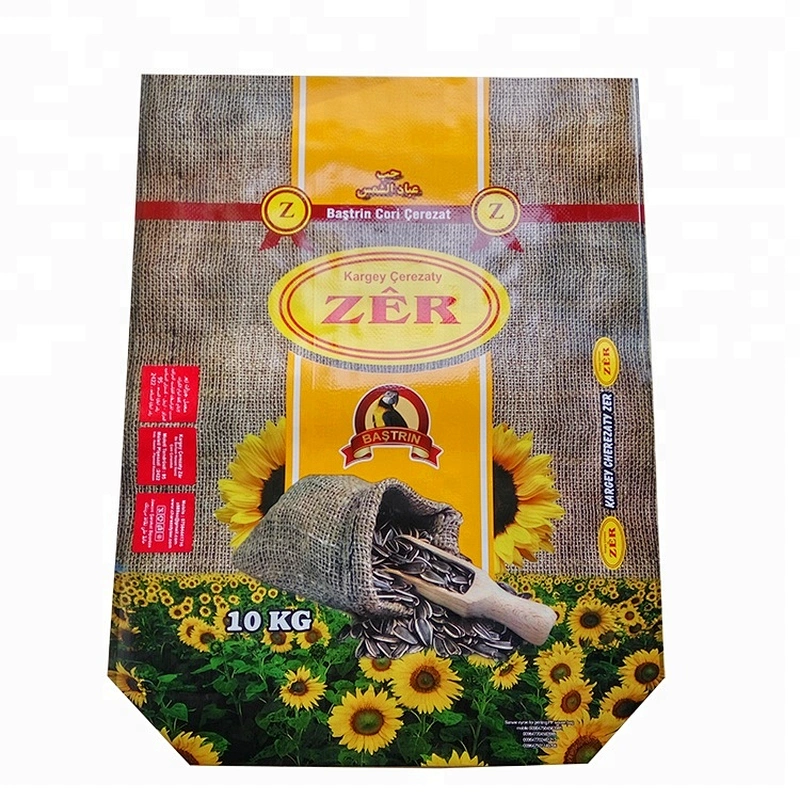 100% virgin pp agricultural sunflower seed PP woven packing bags, corn starch packaging bag