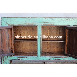 Chinese antique used reproduction wooden handmade furniture buffet table