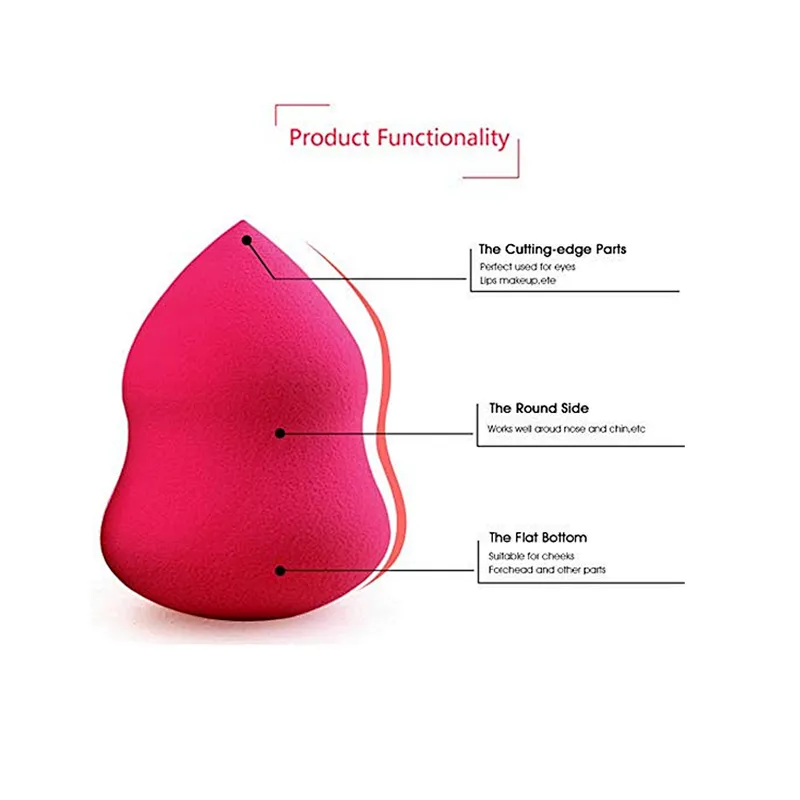 Sponge cosmetics beauty and vegan makeup sponge for powder cream or liquid application